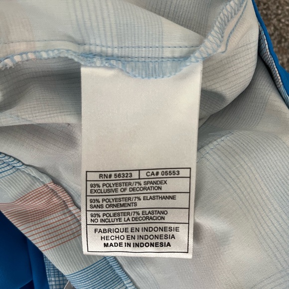 NIKE GOLF Blue Golf Skort Plaid Short golf skirt size 6 - Picture 10 of 13